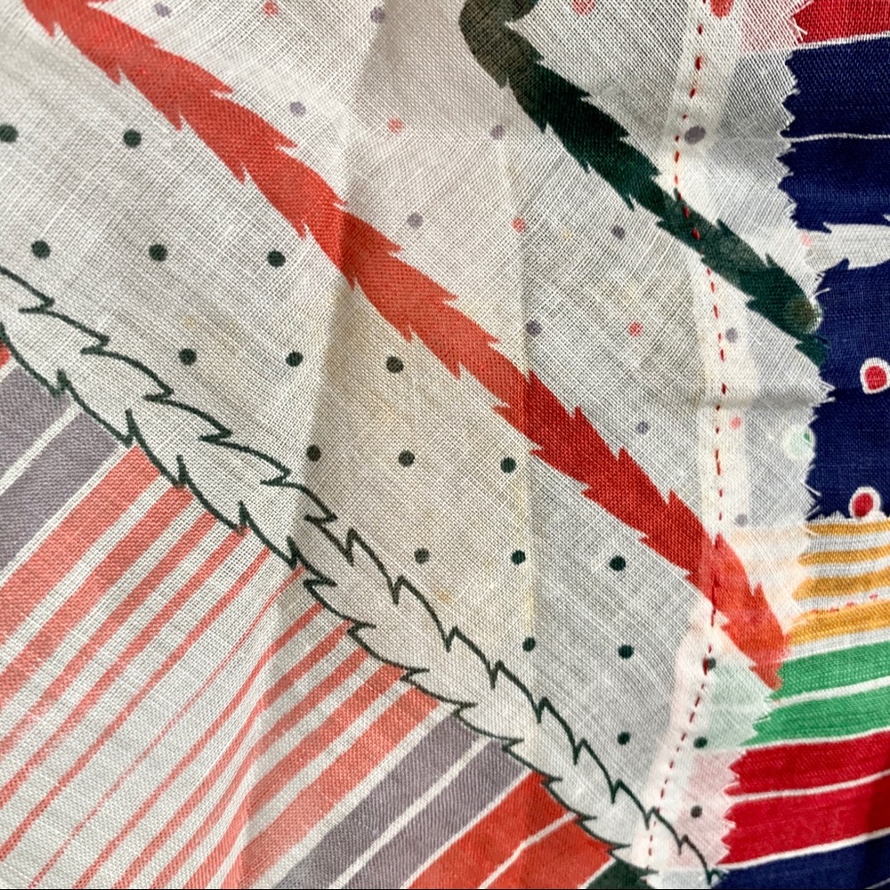 Vintage Tea Linen Patchwork Apron - image 4